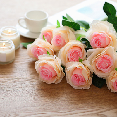 Artificial Flower rose new pattern Juanbu simulation Bouquet of flowers Wedding celebration Home Furnishing decorate Decoration Artificial flower wholesale