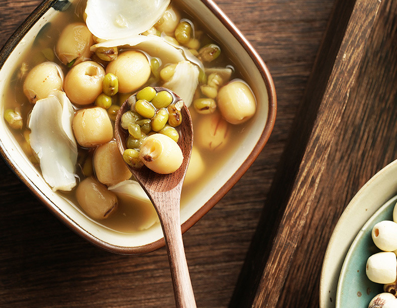 Xiangtan Lotus Seed Jar 460g Peeled Core-Removed Lotus Seeds for Soup and Congee quality and texture