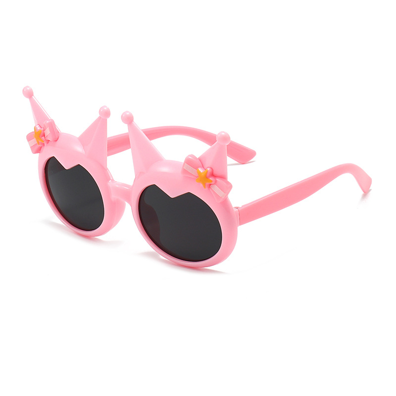 Gafas de Sol Infantiles de Dibujos Animados de Plástico y AC con Protección UV400 para Protección Solar y Viajes