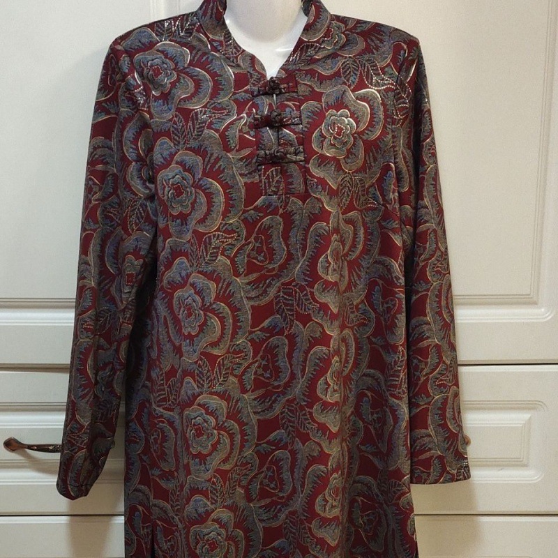  回族 複古 套頭 盤扣 ,外套,秋冬打底衫,媽媽裝代發