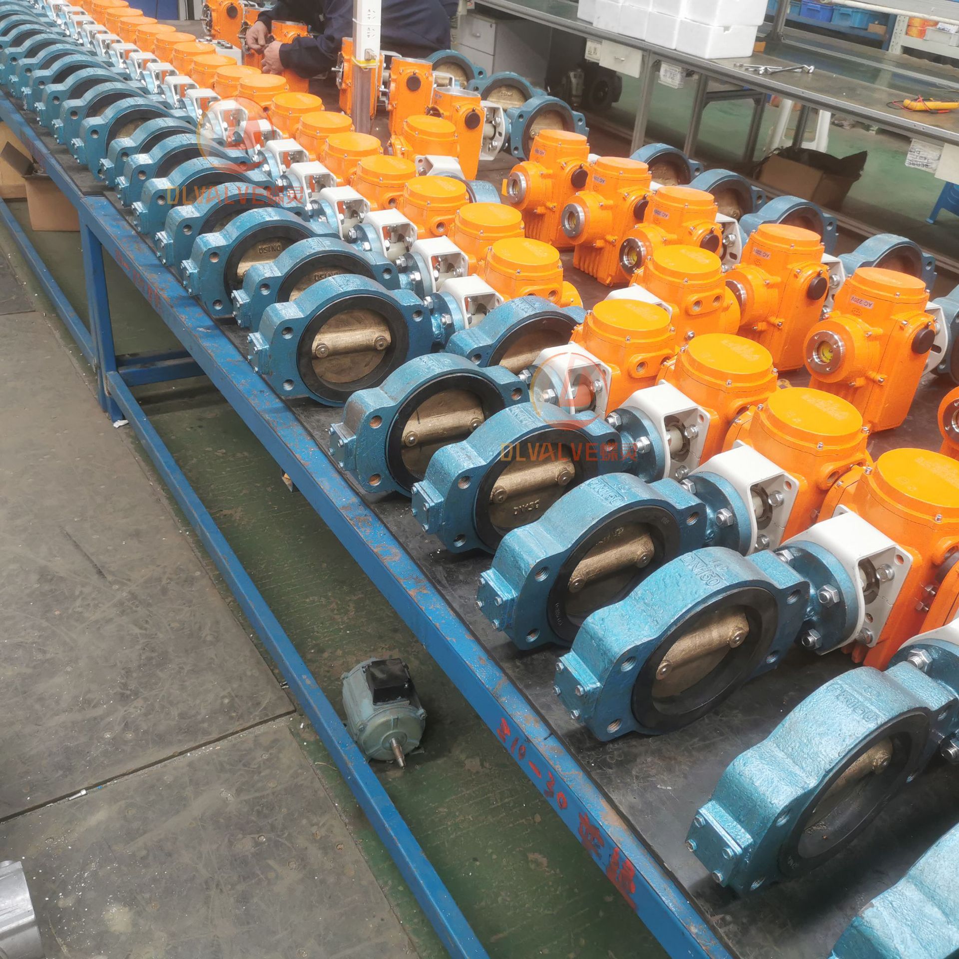 电动蝶阀 D971X-10Q-DN125对夹式电动蝶阀