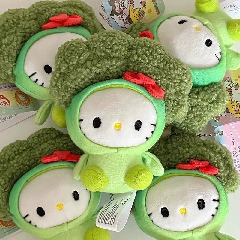 Плюшевый брелок-подвеска Hello Kitty, милый кукольный брелок для сумки, 11 см, легкий и прочный