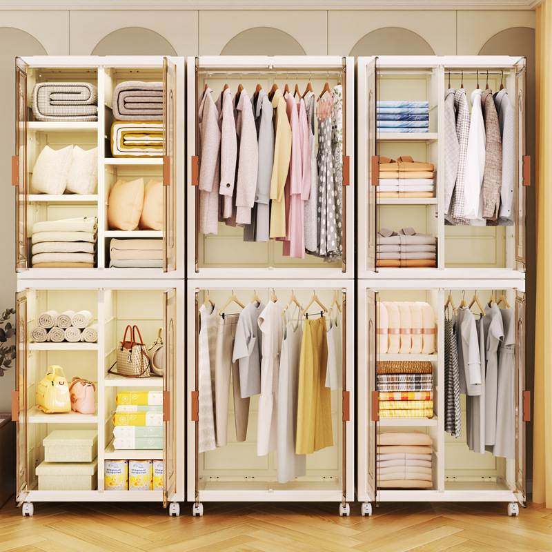 Children's wardrobe adult simple clothing storage cabinet Baby baby…