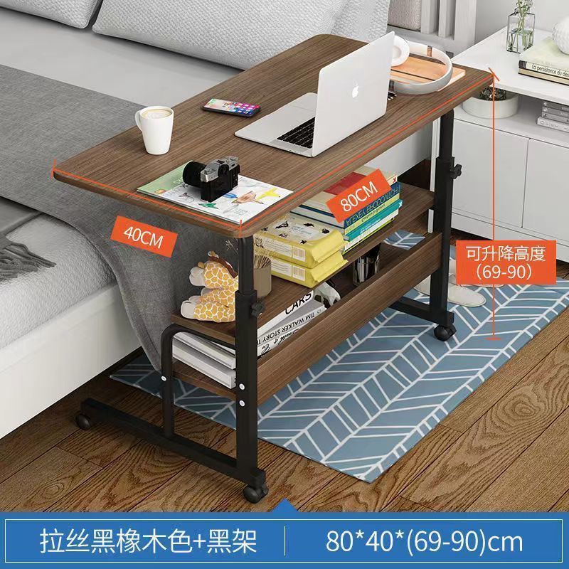 (더블 선반) 80*40cm 블랙 오크