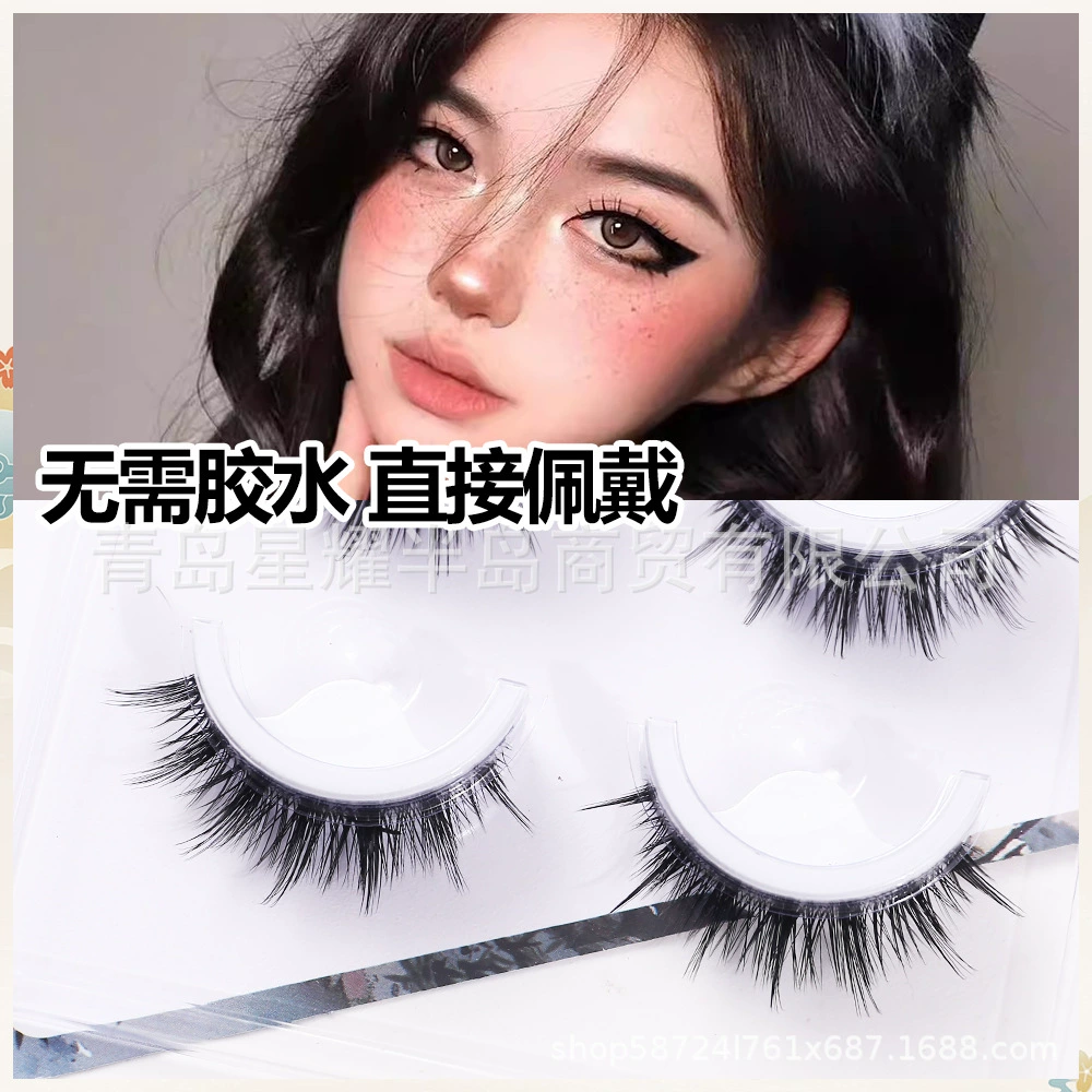 Dense false eyelashes for eyelids to create double eyelids for eyelashes, cosplay