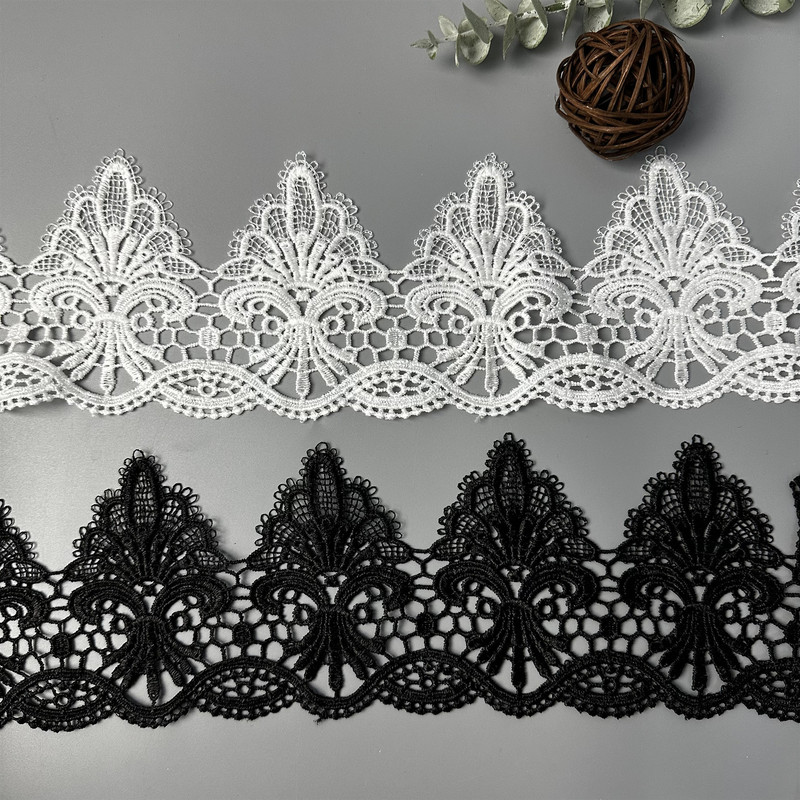 Explosive Palace Style Polyester Silk Water Soluble Lace Lolita Handmade Ball Gloves Headwear Garment Decoration Accessories