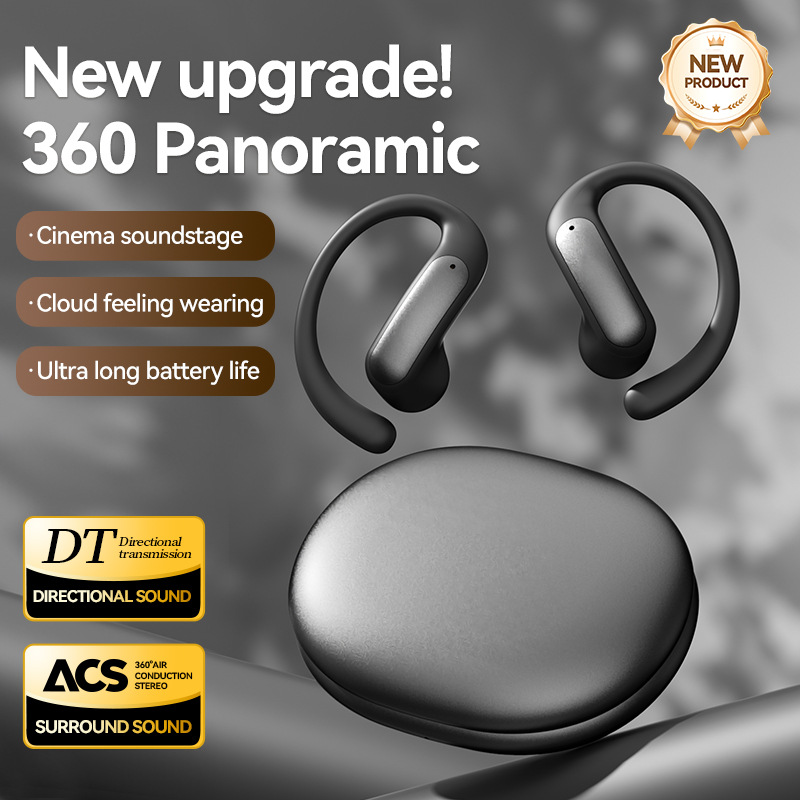 Cross-Border E-Commerce New Open Bluetooth Headset Space Audio Ows Bluetooth Headset Non-In-Ear Wireless Headset