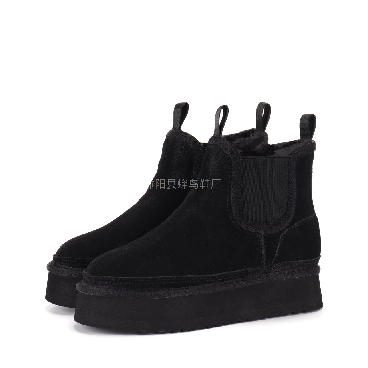 Ботинки Chelsea Snow Women's Snow Shoes Winter Shoes Women's Cotton Boots Women's Shoes Women's Boots TUGGY Толстая подошва ΤUGGΥ