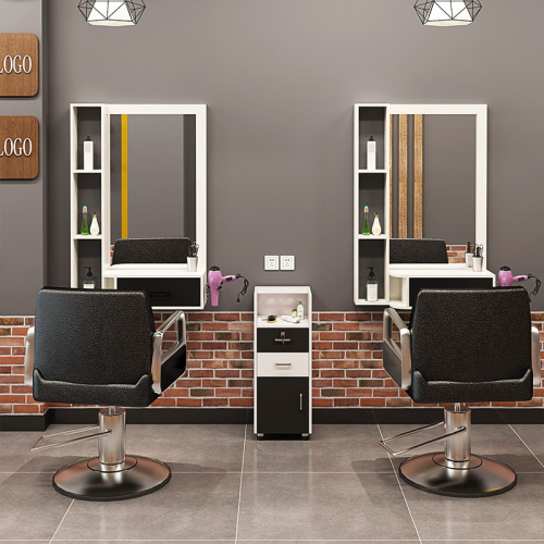 Hairdressing tools mirror table cabinet hair salon hairdressing cabinet storage waving and dyeing wholesale promotion