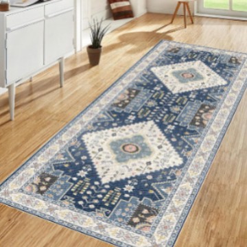 Alfombra de sala de estar doméstica transfronteriza cortable pasillo puerta de entrada lavado con agua en la alfombra de la casa