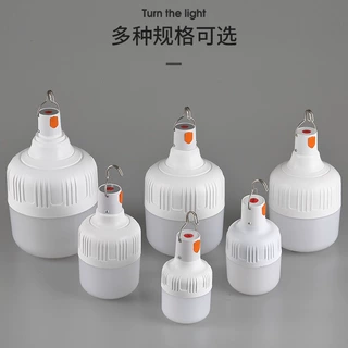 小柴购跨境led户外灯泡露营摆摊usb充电款球泡灯足功率充电批发