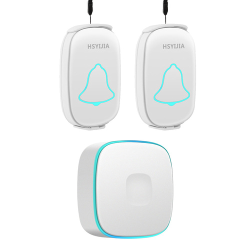 A808 Wireless Elderly Patient Home Call Bell Remote Doorbell Summon Bell Alarm Bell Ringing Doorbell with String for Hanging