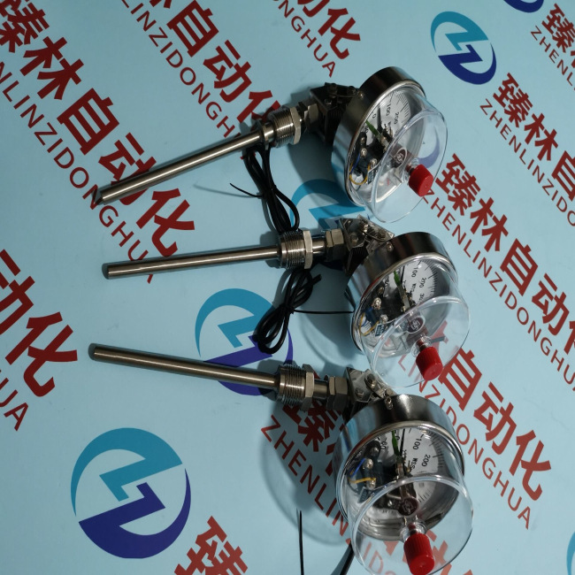 WSSX-4810~50℃L-300mm万向型,电接点双金属温度计
