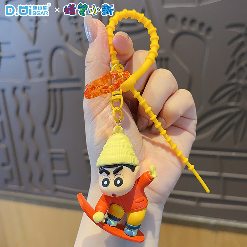 本物のクレヨンしんちゃん雪のロマンスシリーズブラインドボックス装飾品しんちゃん周辺アニメトレンドデスクトップ装飾品フィギュア|undefined