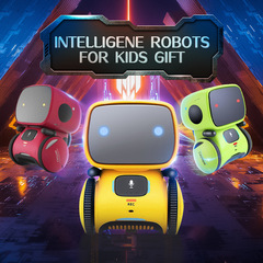 親子知能インタラクティブロボット子供電動玩具タッチ誘導音声対話早教物語機少年