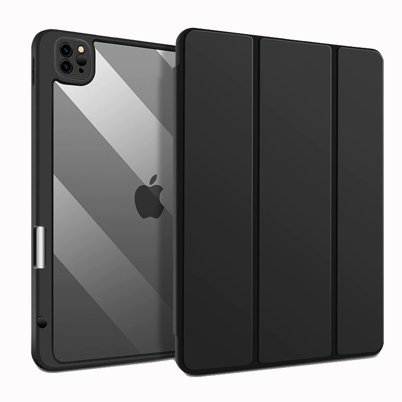 Подходит для iPad Air4/5 защитный чехол с пазом для пера мягкий край двухв-1 тонкий корпус трёхслойный складной кожаный чехол