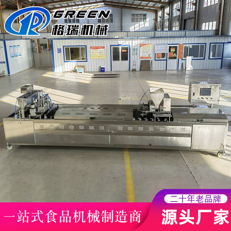 自动翻模蛋饺成型机 鸡蛋饺子加工生产线 自动控温黄金蛋皮机