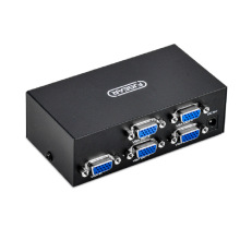 丰杰2004 VGA分配器分屏器分频器200MHZ 4台显示器共享1台主机