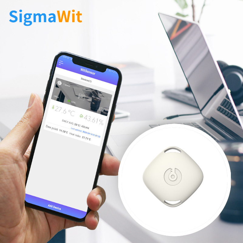 跨境新款APP蓝牙智能温湿度计 高精度家用婴儿房干湿温度仪测量仪