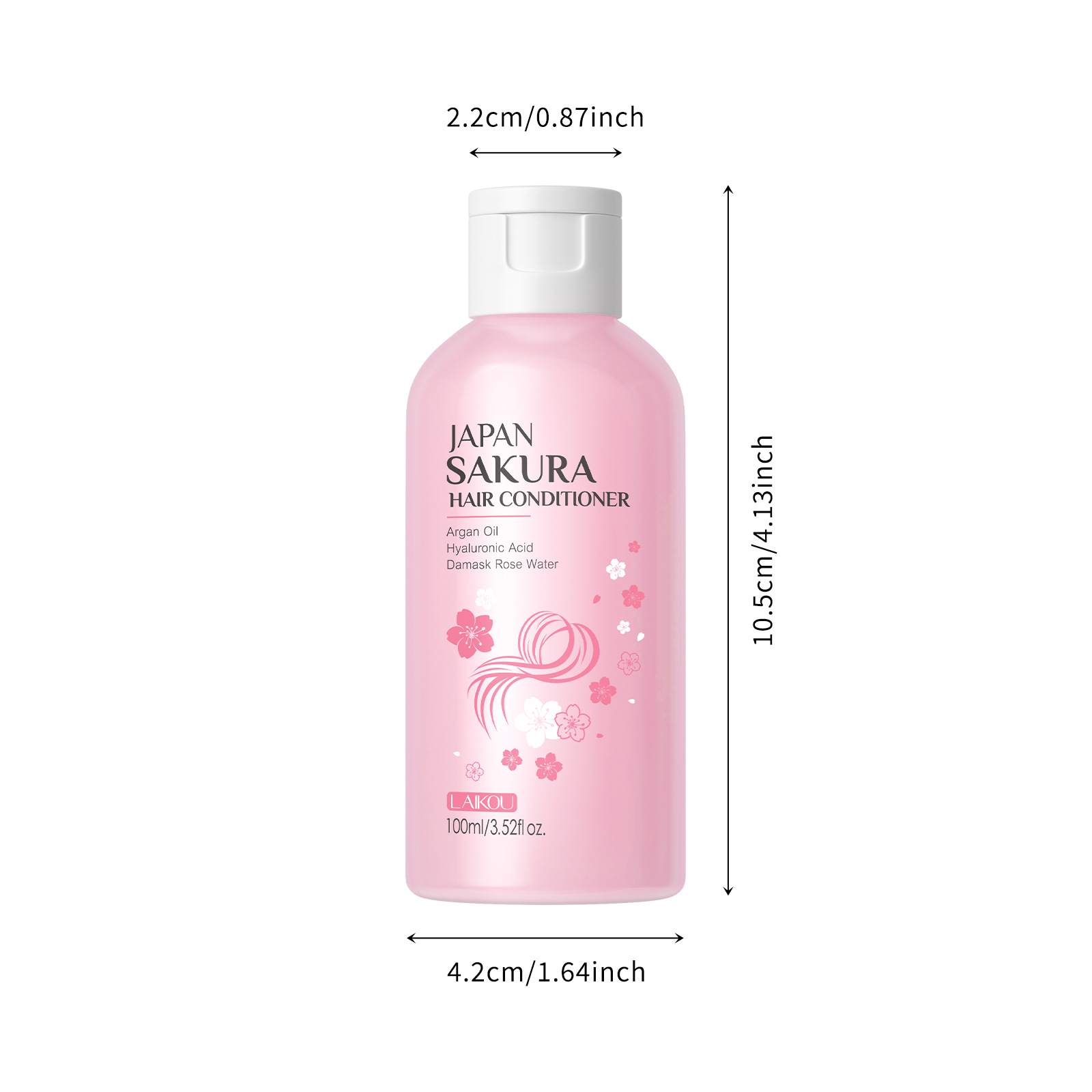 Cross-border LAIKOU Cherry Blossom Conditioner 100ml, Smooth Hair, Moisturize split ends, factory in stock wholesale details Picture