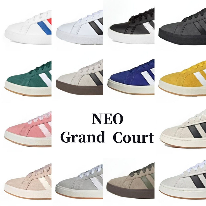 Cross-Border Neo Grand Court Casual Low-Top Sneakers Adidas Men's and Women's Synthetic Leather Non-Slip Wear-Resistant Casual Shoes Cross-Border Neo Grand Court Casual Low-Top Sneakers Adidas Men's and Women's Synthetic Leather Non-Slip Wear-Resistant Casual Shoes