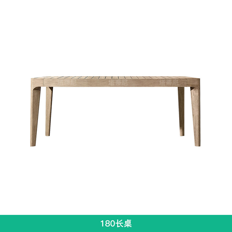 Conjunto de mesa y sillas de teca para terraza, patio, solarium, jardín, sillas de ratán resistentes al agua y al sol para exteriores.