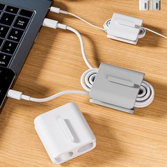日本式デスクトップデータライン収納神器充電ケーブル巻線固定線収納ケーブルヘッドライン整理器