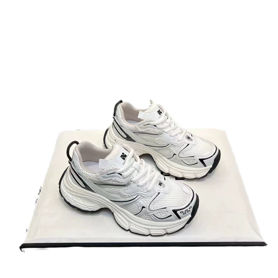 Tide, summer footwear, universal breathable sports shoes platform for leisure, for running