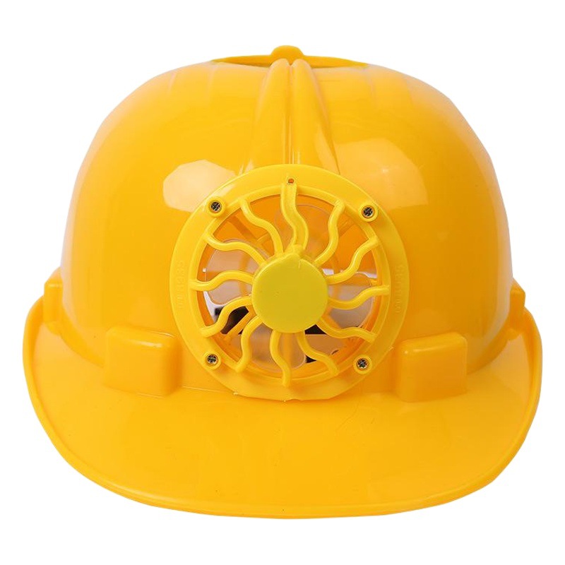 Casco de seguridad con ventilador sitio de construcción visera de protección solar verano construcción al aire libre antigolpes protección laboral sombrero transpirable