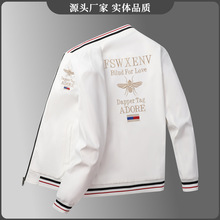 2022春秋季新款男士刺绣外套韩版潮流时尚潮牌TB夹克男装上衣批发