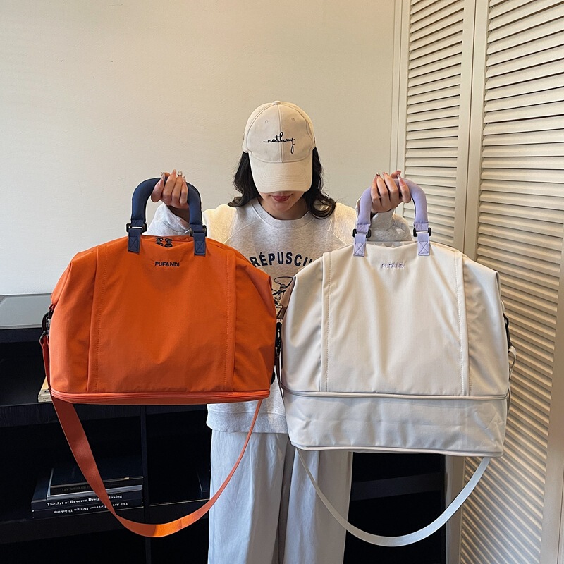 Cross-Border Expandable Fitness Bag, Large-Capacity Expansion Cross-Body Sports Bag, Business Trip Short-Distance Travel Bag, Maternity Storage Bag