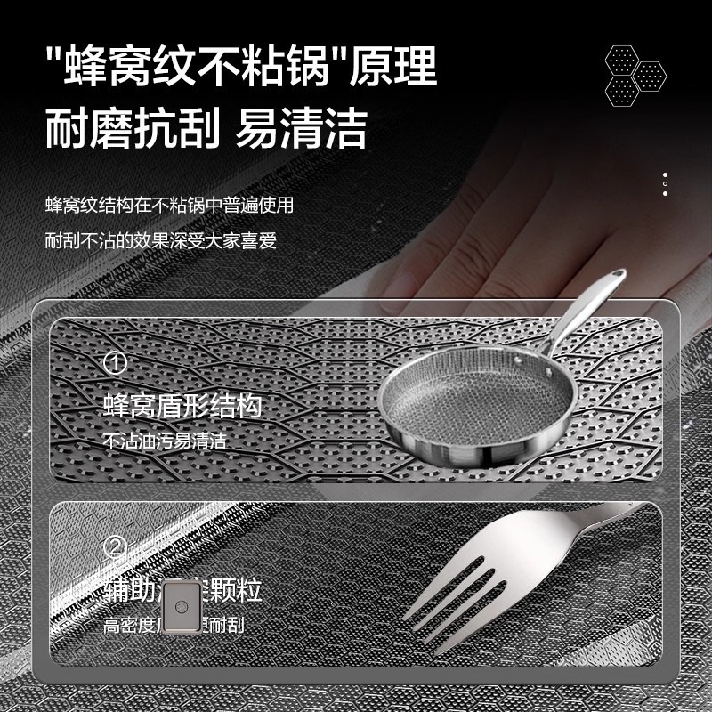 Fregadero Nano para Cocina de Un Tanque 304 de Acero Inoxidable Recubrimiento Nano