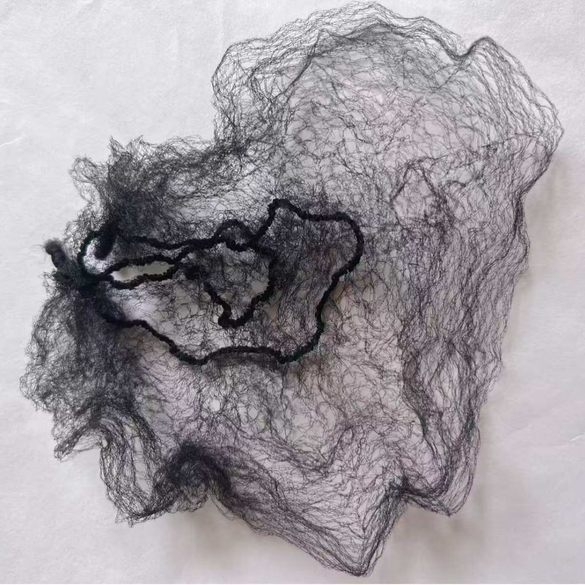 7MM Wholesale Disposable High-Elastic Invisible Hair Net for Dance Bun Hairstyles and Flight Attendant Professional Updos
