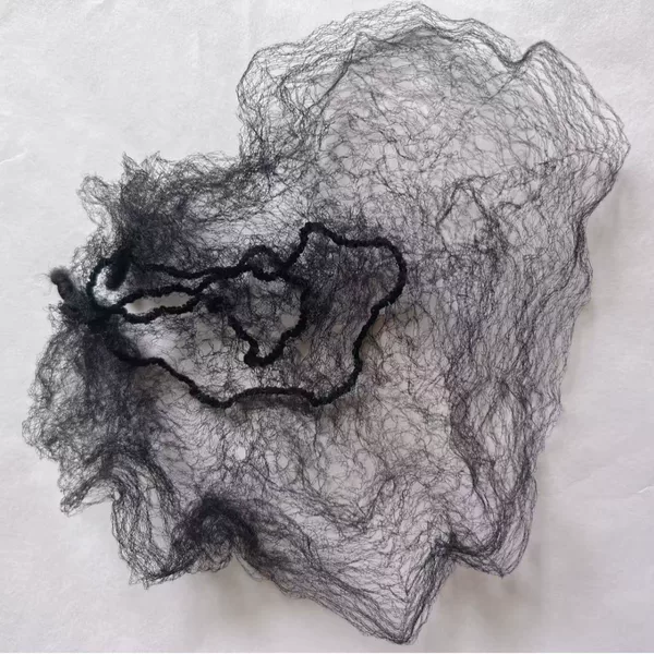 7MM Wholesale Disposable High-Elastic Invisible Hair Net for Dance Bun Hairstyles and Flight Attendant Professional Updos