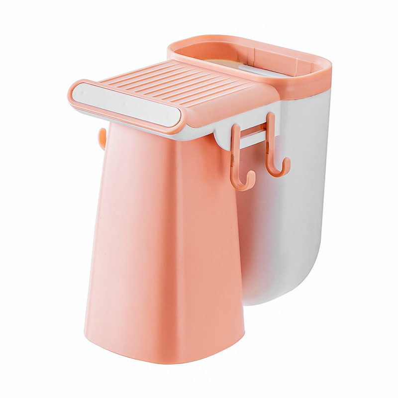 Cepillo de dientes titular rack de almacenamiento creativo de succión magnética punzón libre de almacenamiento rack baño montado en la pared cepillado cepillo de dientes titular cepillo de dientes traje de lavado