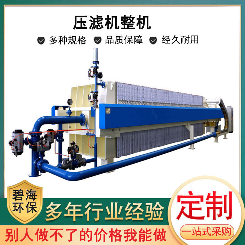 Processing Industrial Filter Press Environmental Protection Sewage Treatment Equipment Sediment Treatment Filter Press High Pressure Diaphragm Filter Press