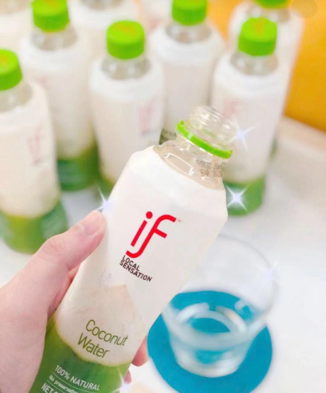 If椰子水6瓶装12瓶装350ml瓶办公室下午茶网红果汁饮品 可代发 阿里巴巴 