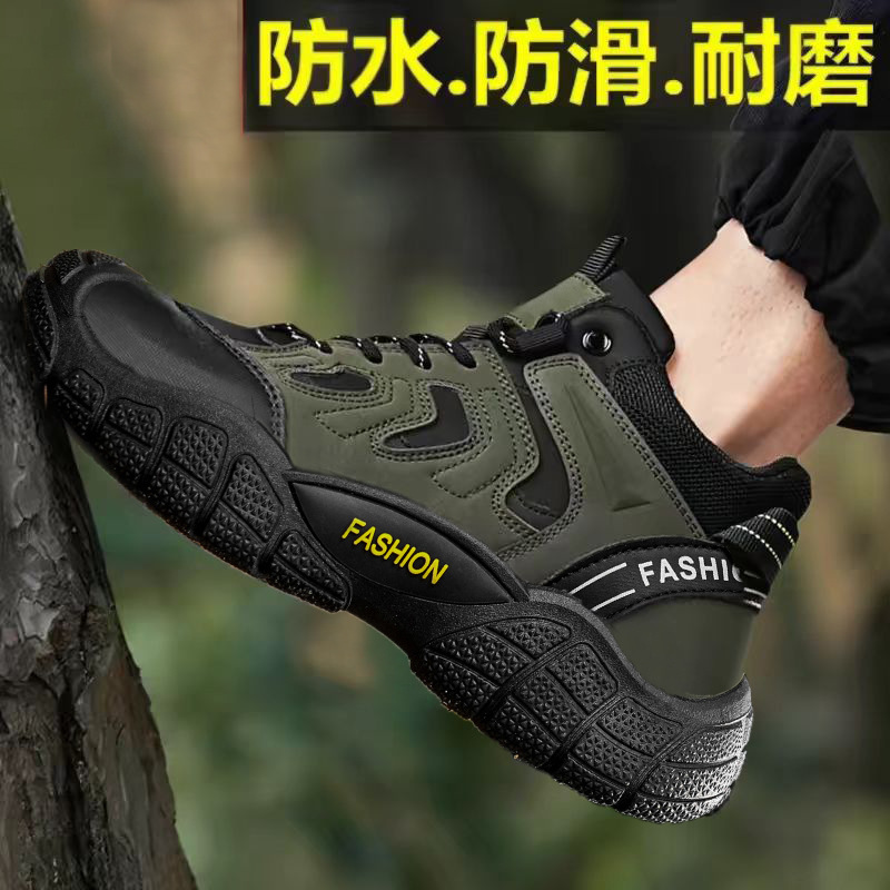 Men's Shoes 2026 New Spring Versatile Casual Outdoor Hiking Shoes Wear-Resistant Breathable Sports Workwear Labor Protection Shoes for Men