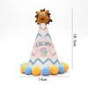 Free shipping cake decorative cartoon animal hair ball hats birthday hat party Patty party hat