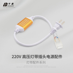 Led Light Strip 220V Plug Rectifier Three-Color Colorful Color-Changing Rgb Controller Light Strip Connector Power Driver