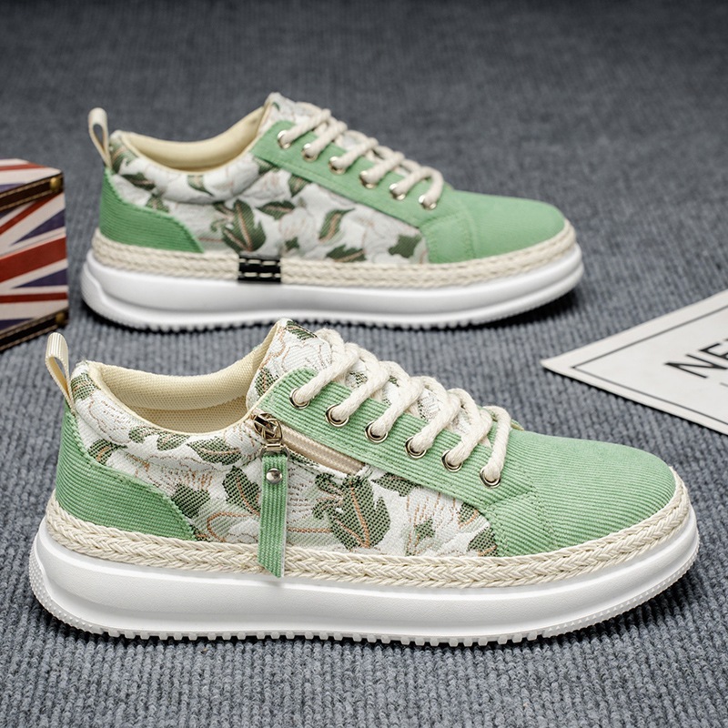 Zapatos de hombre Versión coreana de zapatos de moda de todo fósforo para hombre 2025 moda de nicho deportes zapatos casuales adolescentes estudiantes pana