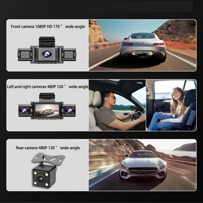 Connectivity 4-Lens High-Definition 1080P | Driving recorder