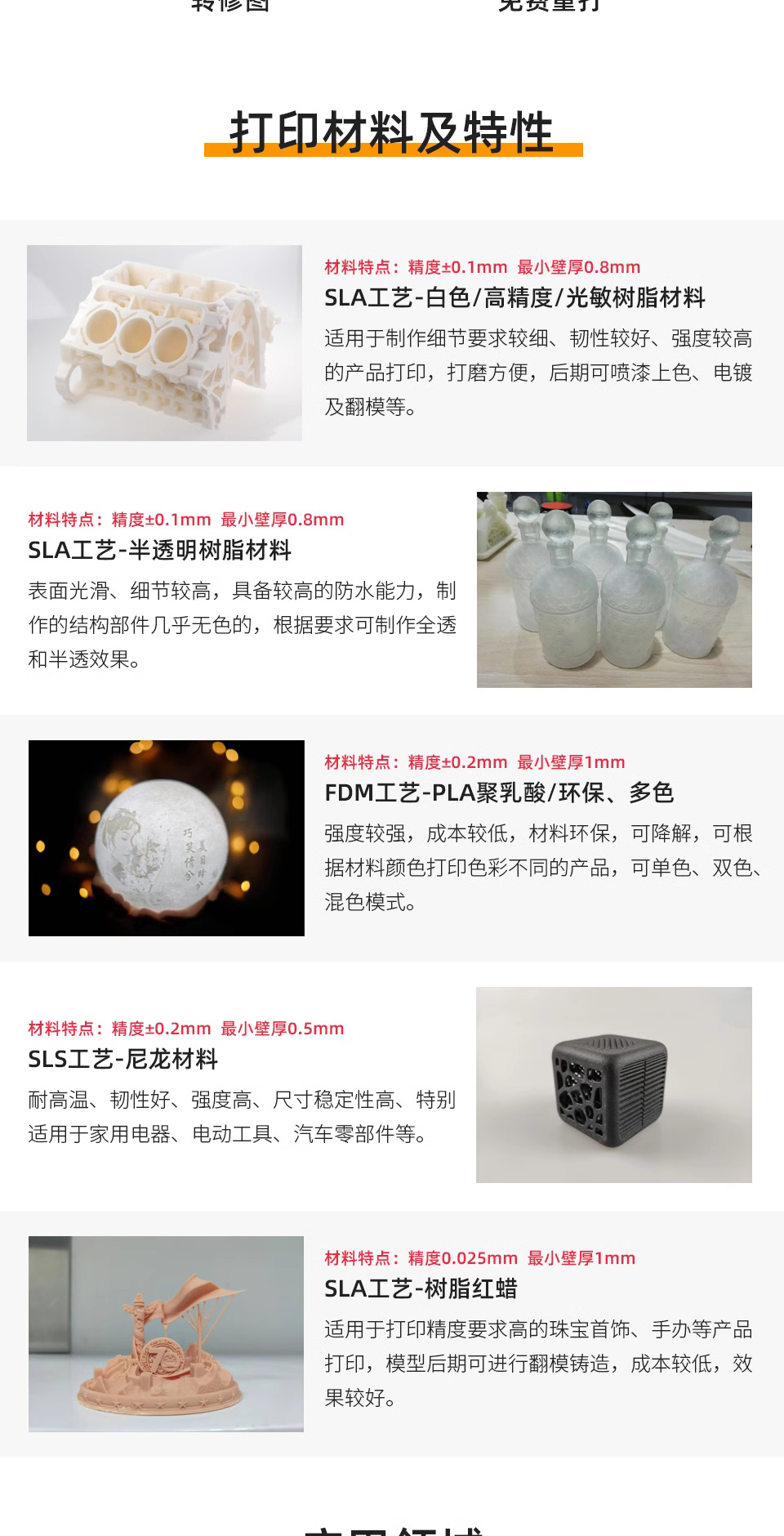 Industrial Prototype Model Production, Customized Abs Mold Resin Hand-Made 3D Printing Fdm Pla Mold Processing Service