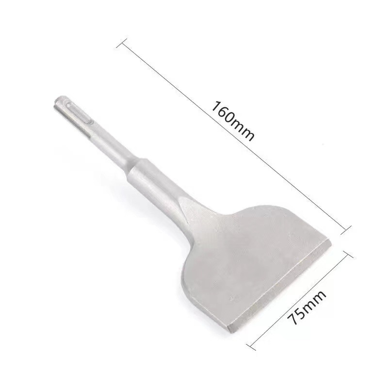 Codo martillo eléctrico broca de impacto destornillador eléctrico cabeza pala mango cuadrado mango hexagonal taladro de punzón plano curvado