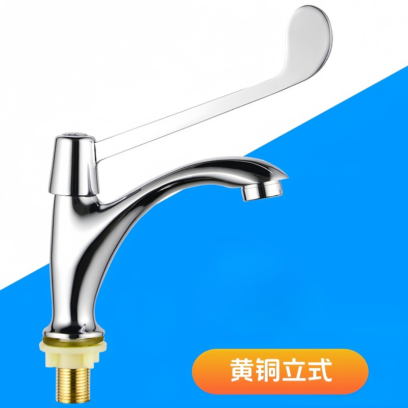 クロスボーダーの卸売りの洗面器の双穴の冷熱の蛇口の肘は開いて触れます。|undefined