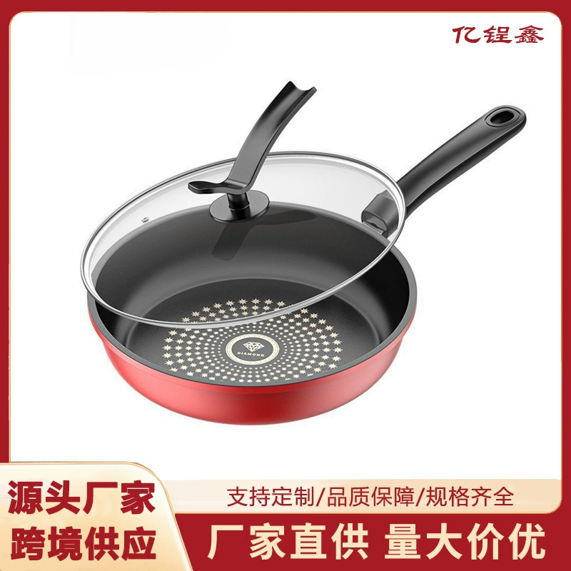 Новая сковорода Jingjiu Антипригарная посуда газовая плита общая кастрюля кухонная сковорода Антипригарная