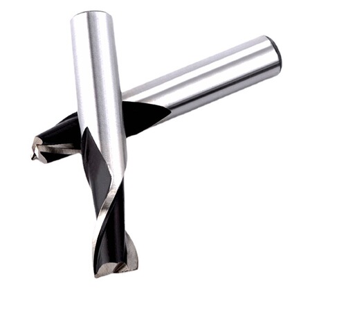 Tapered shank keyway end mill 2 teeth high speed steel slotting end mill 2 edge stainless steel keyway end mill cutter 3-20