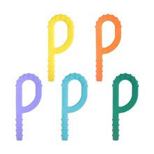 自闭症儿童P字牙胶 口肌训练器工具言语康复发声正畸矫正p型咬胶