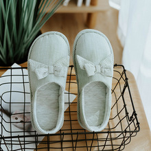 月子鞋春薄款包跟透气四季木地板棉拖鞋女春秋防滑产后居家鞋舒适