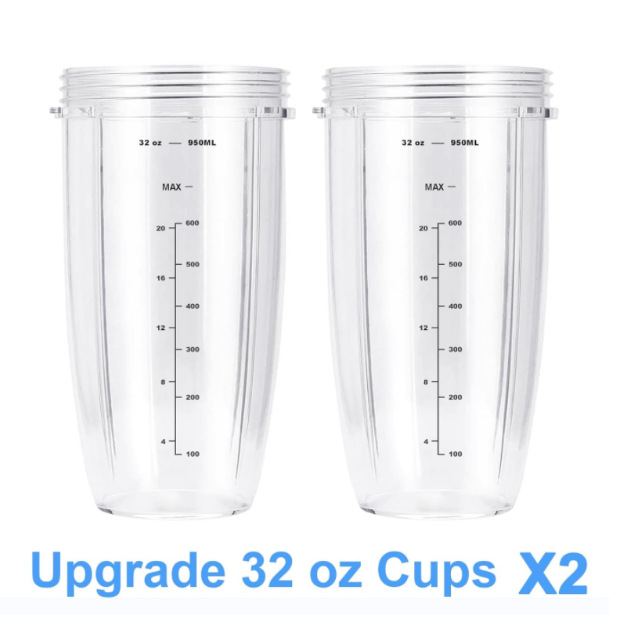 Aplicable 900W taza exprimidor cuchilla accesorios 32oz 24oz 18oz Cups